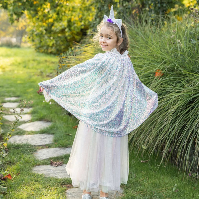 Unicorn Sparkle Cape and Headband Size 4-6