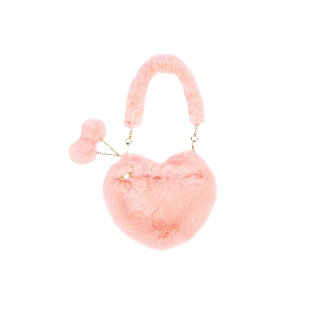 Peach Passion Furry Purse
