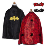 Reversible Spider/Bat Cape & Mask, 4-6Y