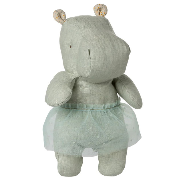Maileg Safari friends, Hippo w. skirt, Small - Mint