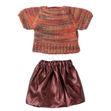 Maileg Skirt and knitted blouse, Mum mouse