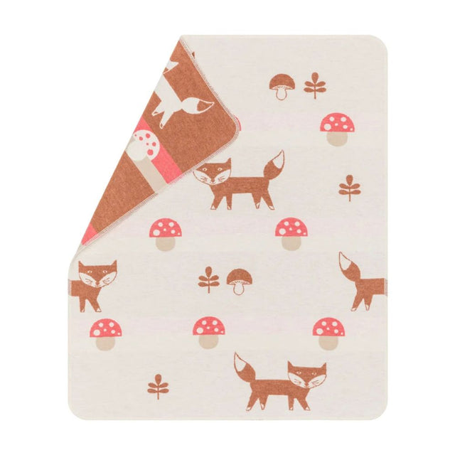 Fussenegger Juwel Baby Blanket Fox And Mushroom Blanket 70X90cm