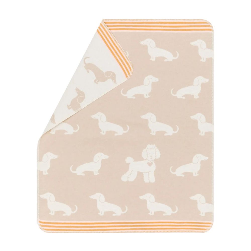 Fussenegger Juwel Baby Blanket Dachshund, 90x70cm