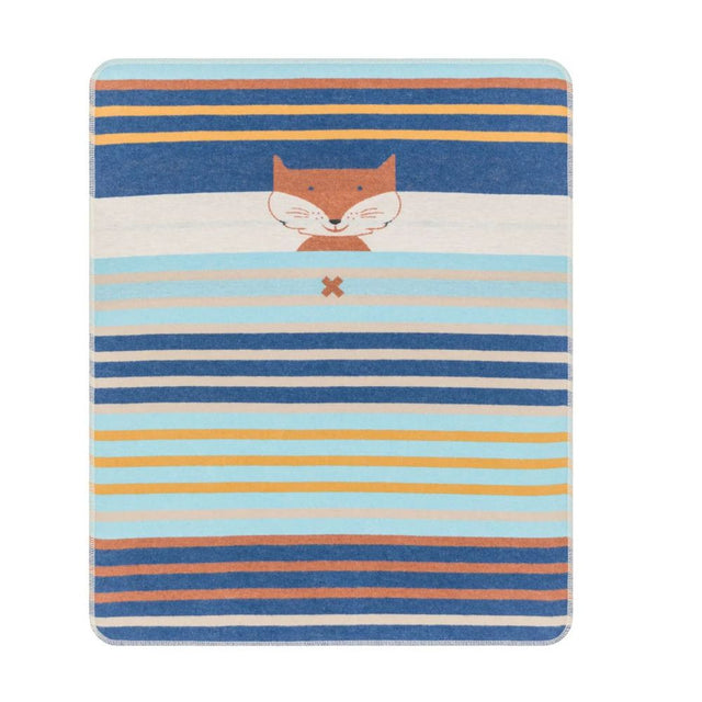 Fussenegger Juwel Baby Blanket Fox/Stripes 90X70cm