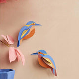 DIY 3D Wall Decoration - Kingfishers