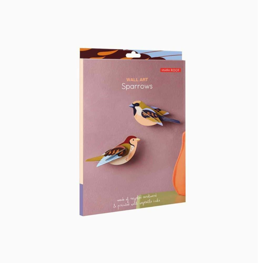 DIY 3D Wall Decoration - Sparrows