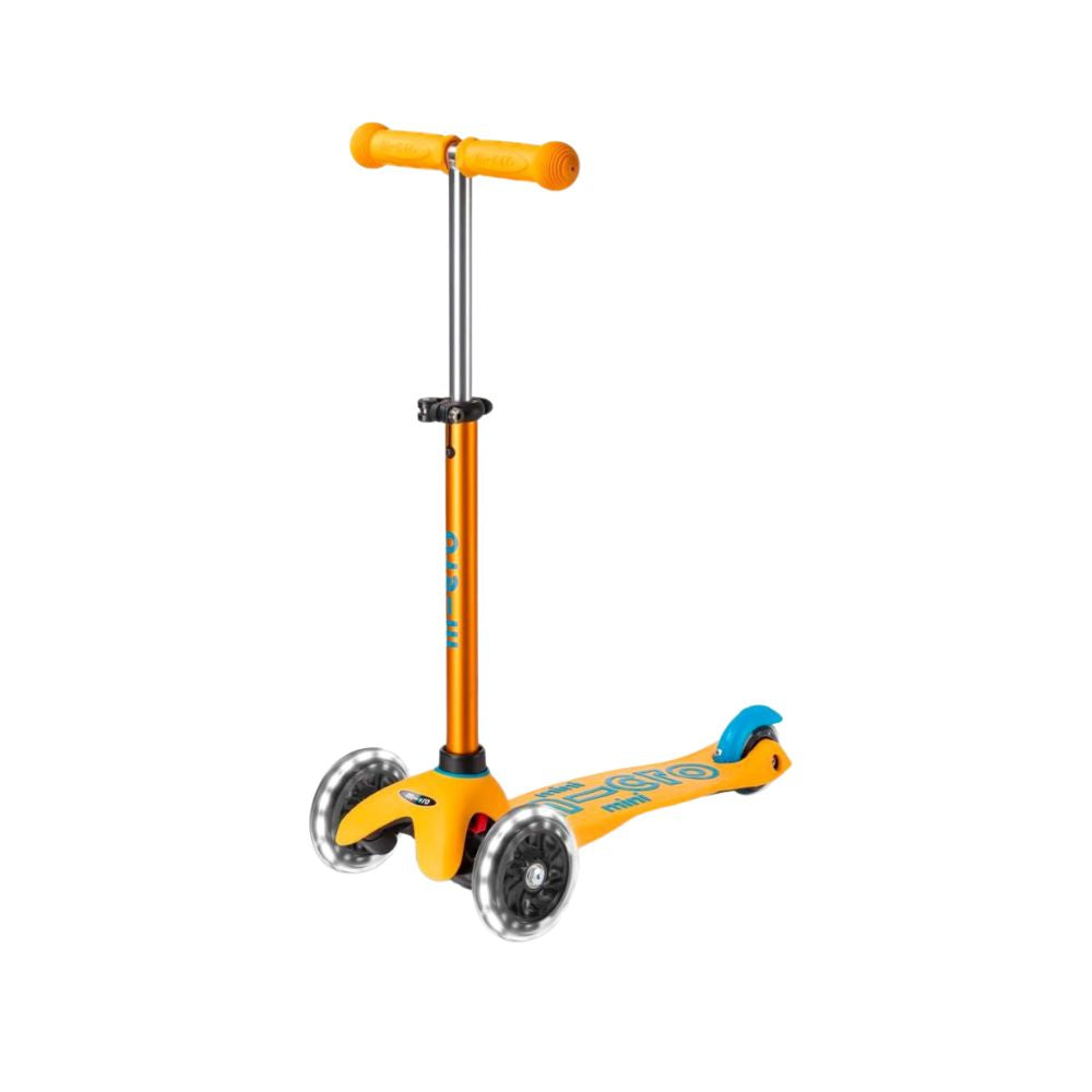 Mini MICRO Deluxe LED Kickboard, Apricot | Scooter | Kol Kid