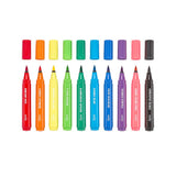 Big Bright Brush Markers, set of 10