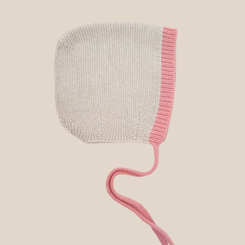 Hvid Bonnet Dolly Cream\Bubblegum