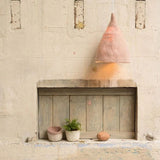 Muskhane Lampshade High Quartz Pink /Natural 27x40cm