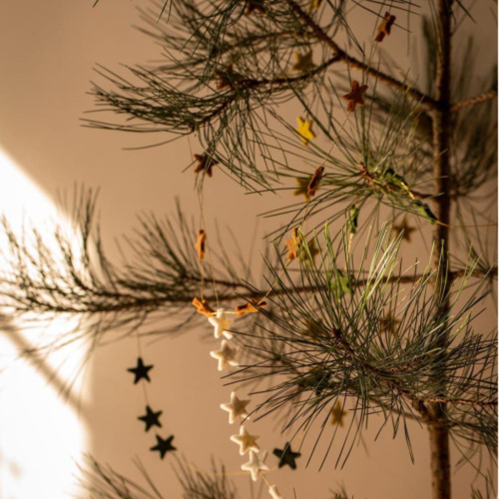 Muskhane Stars Malla Garland L Chartreuse 200cm