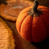 Muskhane Felted Pumpkin 10cm diam