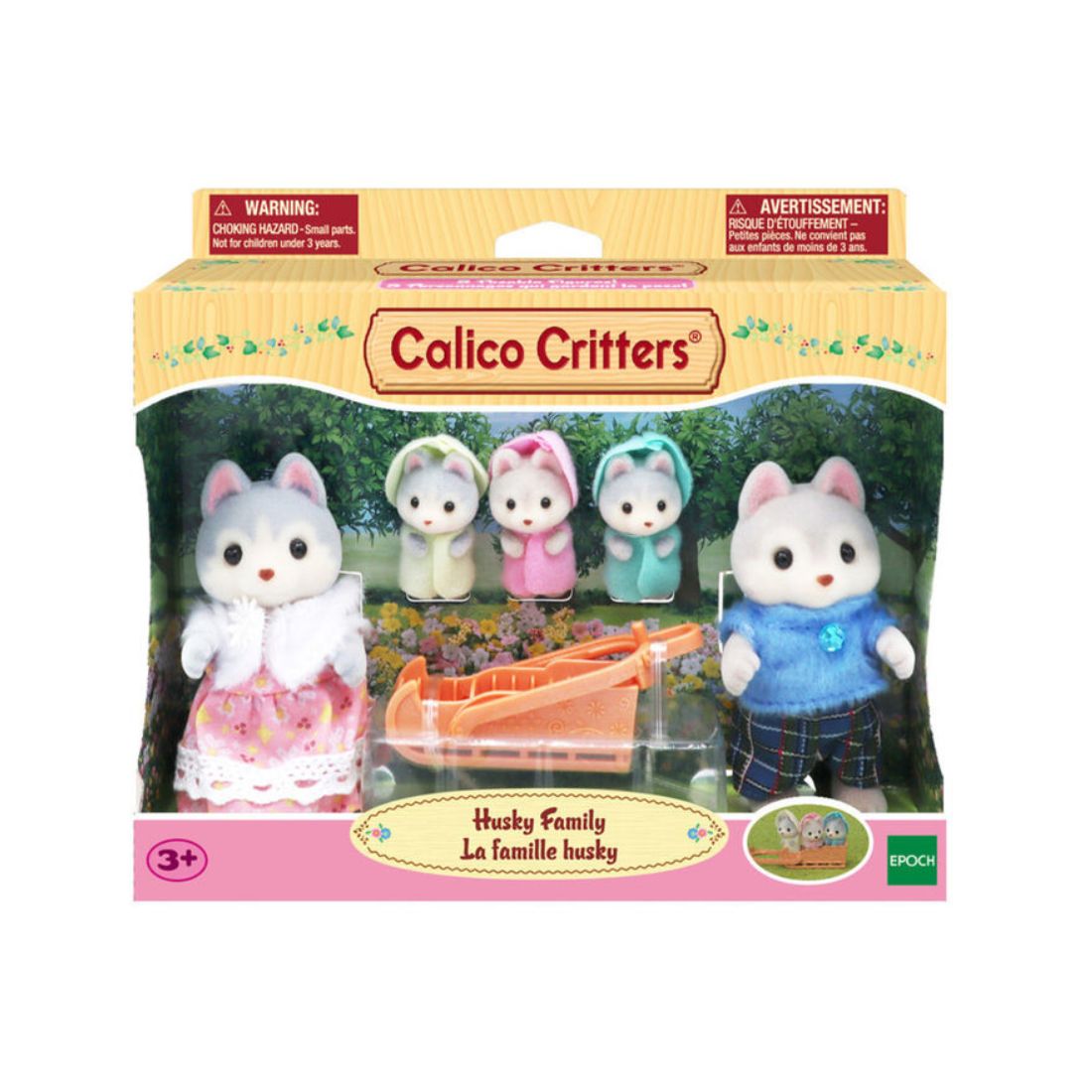 Calico Critters Husky Family R