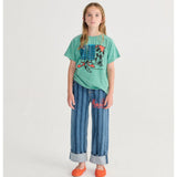 Bobo Choses Pickles The Dog Striped denim pants