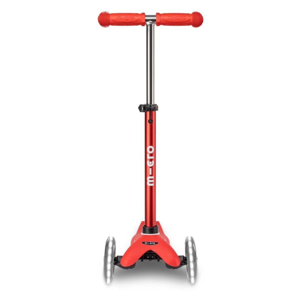 MICRO Mini Deluxe LED Kickboard - Red