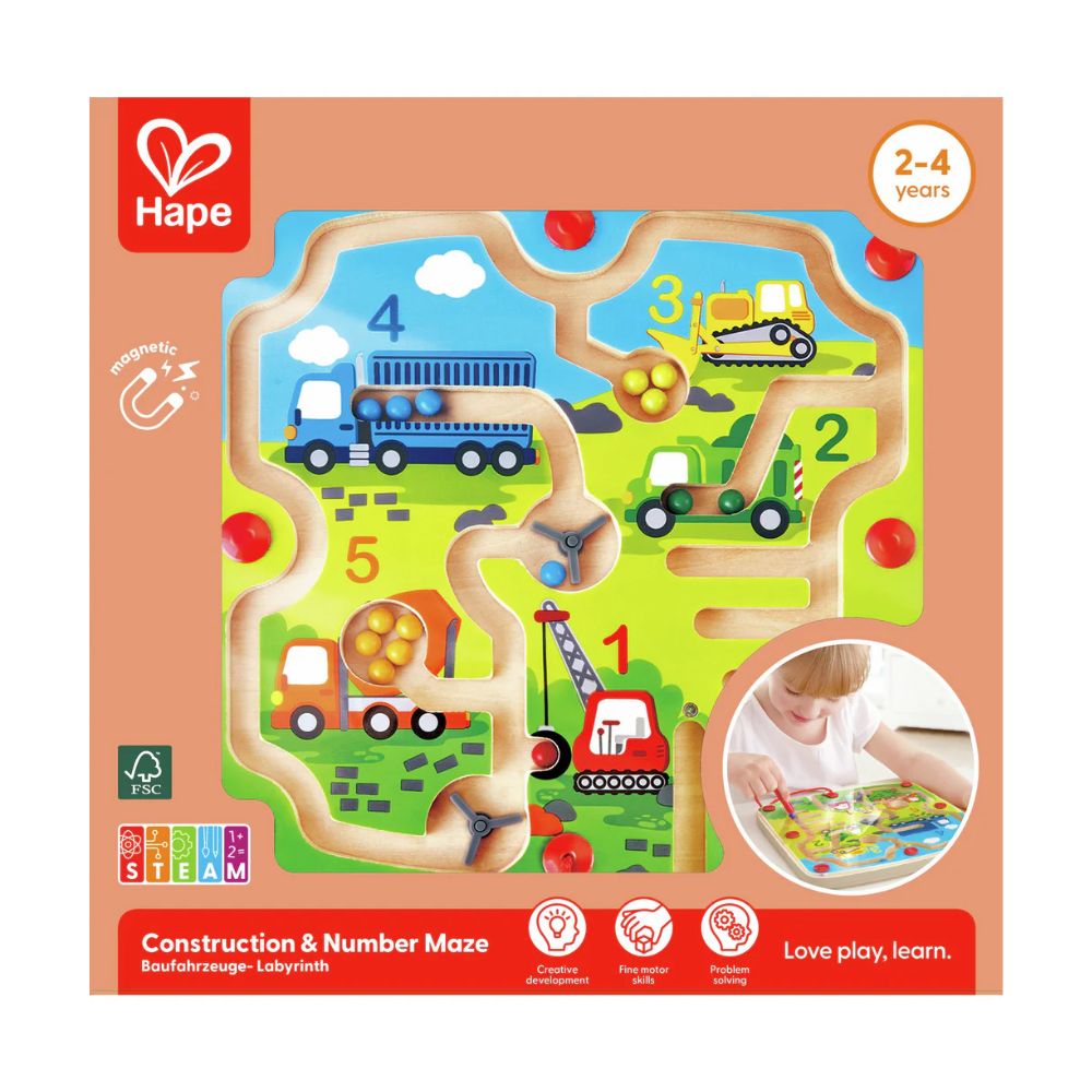 Hape Construction and Number Maze