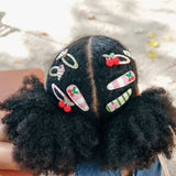 Rockahula Cherry Kiss Stripy Clips