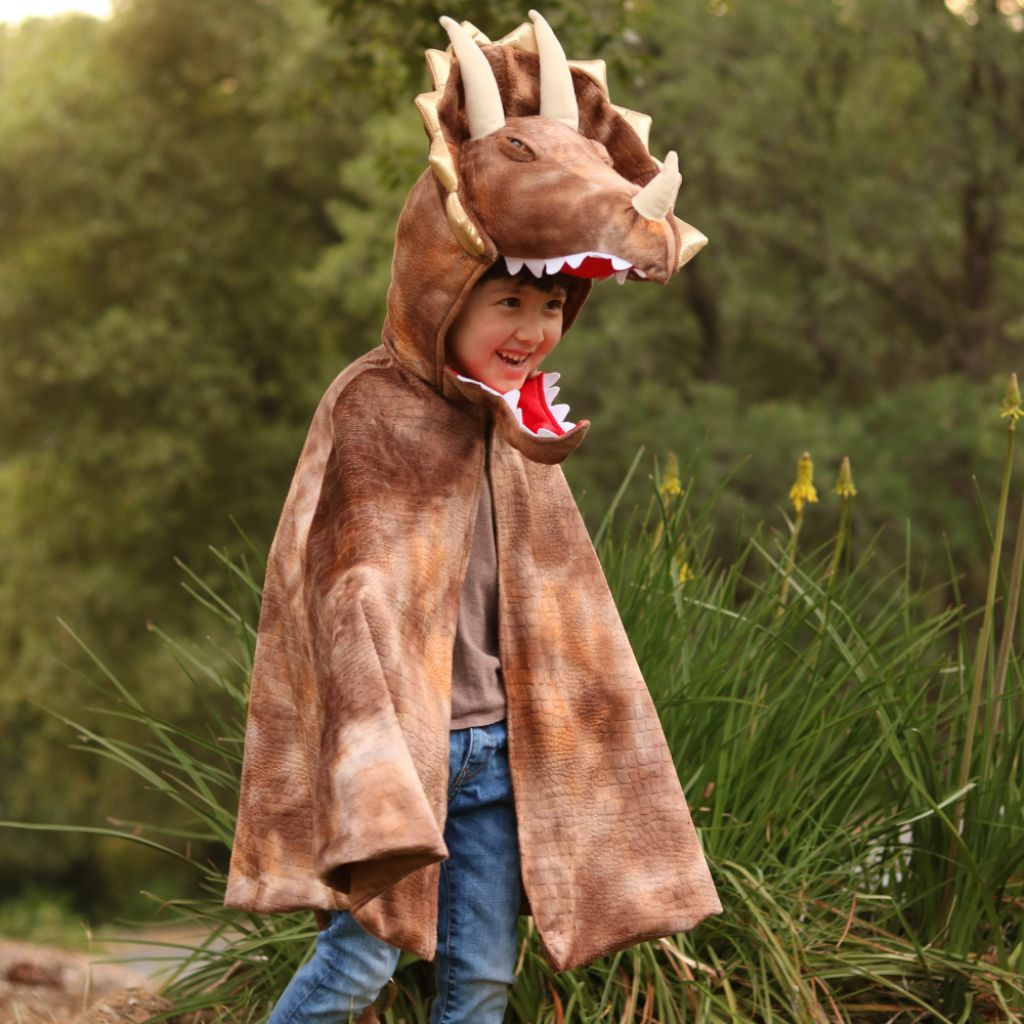 Grandasaurus Triceratops Cape w/Claws, Size 4-6