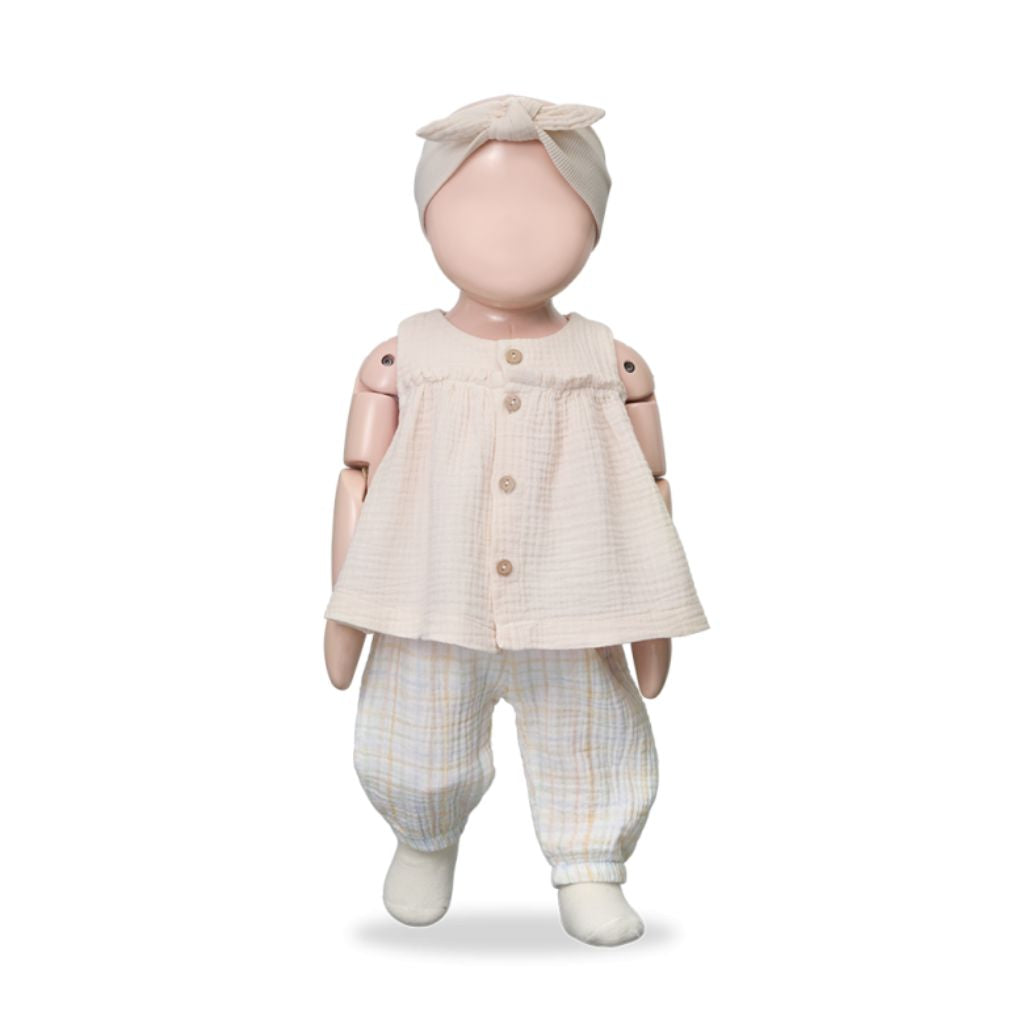 1 + in the family LINA Newborn Muslin Dress N