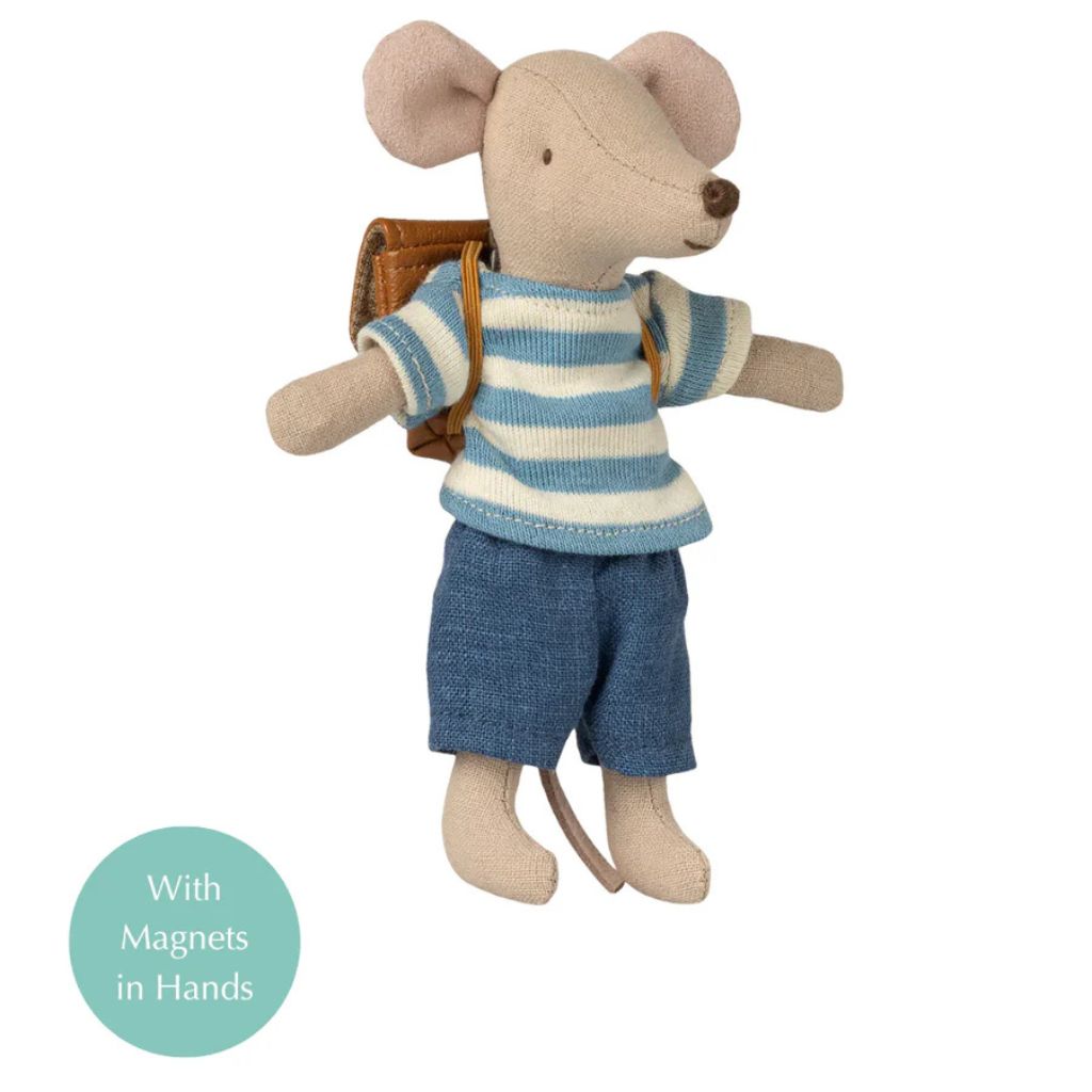 Maileg Tricycle mouse, Big brother - Brown