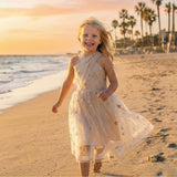 Silver & Gold Eras Dress, Size 5-6