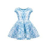 Great pretenders Sequins Concert Queen Dress, Blue, Size 3-4