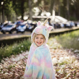 Unicorn Cuddle Cape, Rainbow, Size 2-3