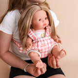 Tiny Harlow Doll Carrier - Pink Gingham