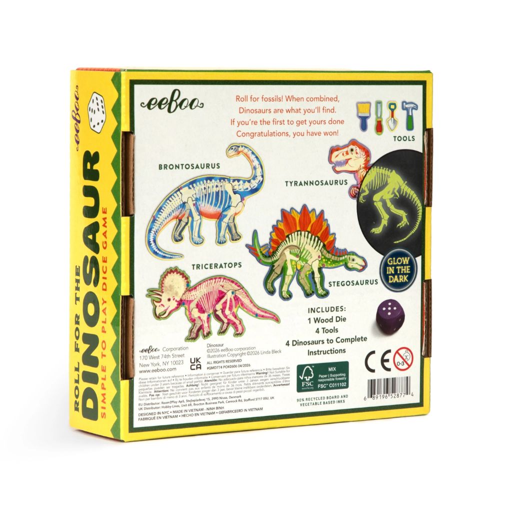 Eeboo Dinosaur Dice Game