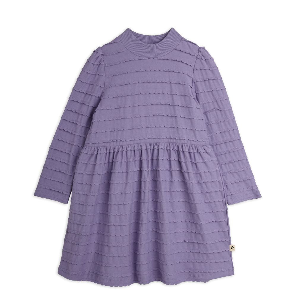 Mini Rodini Textured Frill Ls Dress