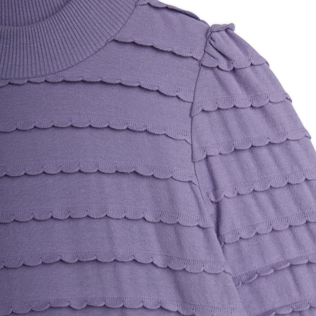 Mini Rodini Textured Frill Ls Dress