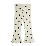 Mini Rodini Dots Dog Flared Trousers