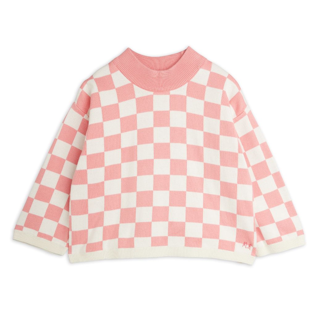 Mini Rodini Chess Check Knitted Sweater