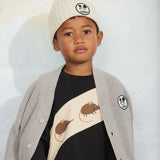 Mini Rodini Ritzratz Patch Knitted Cardigan