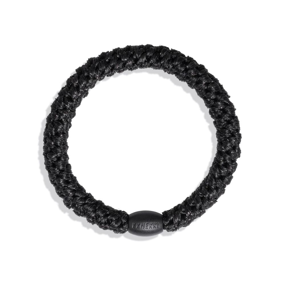 Kknekki Original Hair Tie Black Glitter