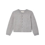 Rylee + Cru Scallop Cardigan Dusty-Blue
