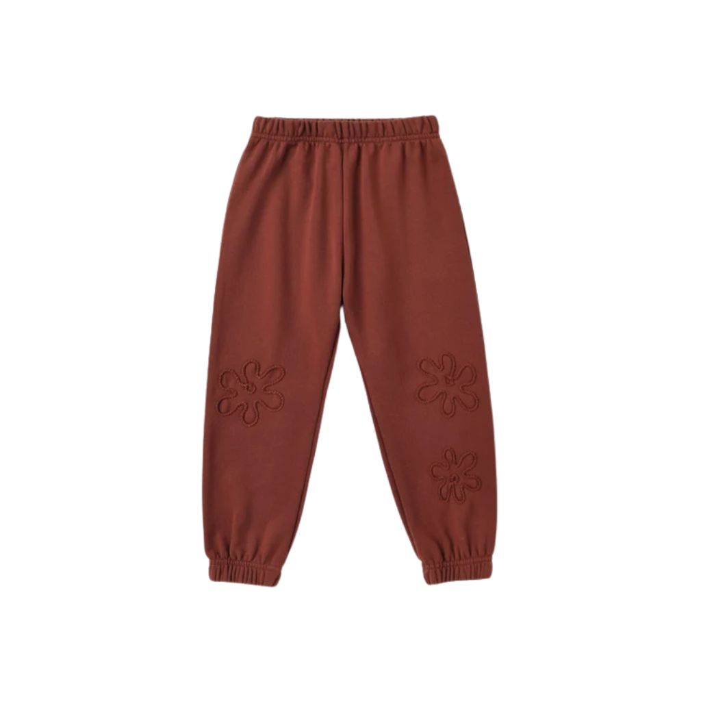 Rylee + Cru Baggy Sweatpant Brick