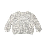 Rylee + Cru Oversized Sweatshirt Blue Leopard