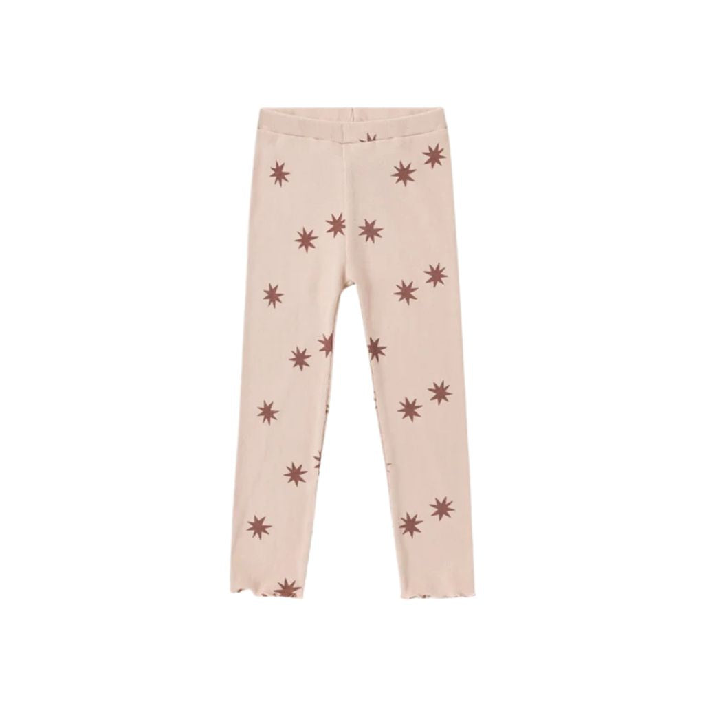 Rylee + Cru Coast Ribbed Legging Clay Stars