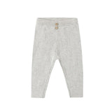Quincy Mae Rib Knit Legging Heathered Fog