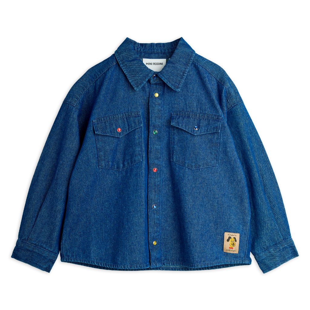 Mini Rodini Rodini Prix Lw Denim Woven Ls Shirt