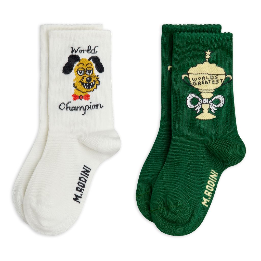 Mini Rodini Trophy 2-Pack Socks