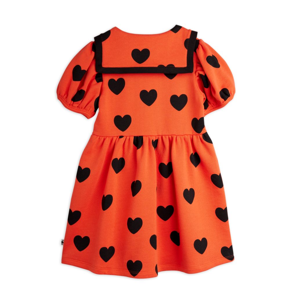 Mini Rodini Hearts Aop Ss Sweatdress