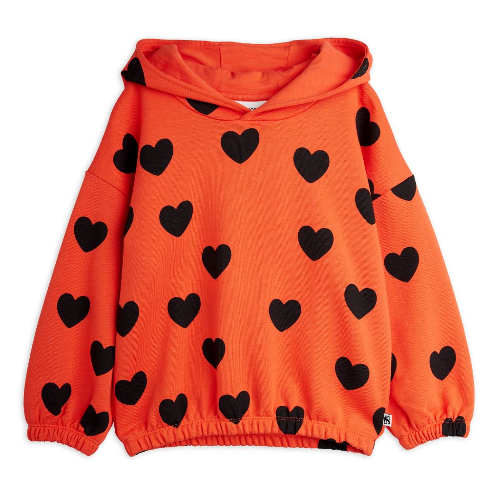 Mini Rodini Hearts Aop Hoodie