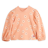 Mini Rodini Flowers Aop Balloon Sleeve Top