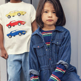 Mini Rodini Rodini Prix Lw Denim Woven Boiler Suit
