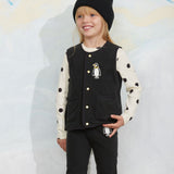 Mini Rodini Penguin Patch Microfleece Vest