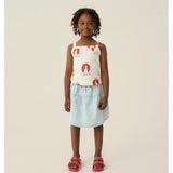 The Campamento Light Blue Denim Skirt