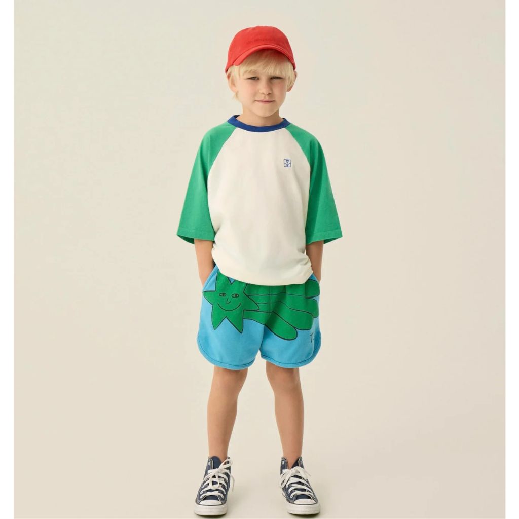 The Campamento Color Block Green Tshirt