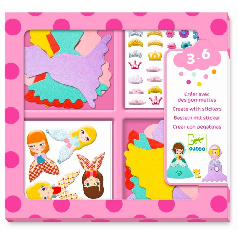 Djeco Stickers I Love Princesses